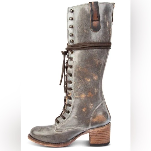 Freebird Stores “Grany” Lace-Up boots in “Ice” Size 8 - Picture 3 of 9